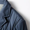Men's casual suits for autumn and winter 2022, with seamless inner lining of mulberry silk and cotton, are a trend of light luxury single-style warm jackets for young people Item Picture